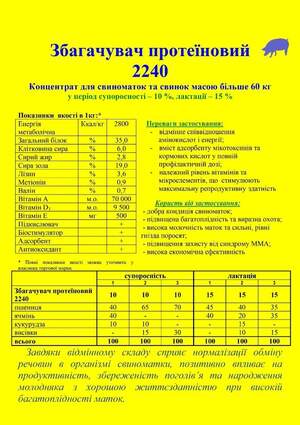 Збагачувач протеїновий  2240 25 кг